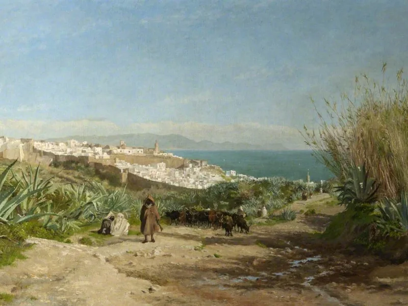 1844-Frederick William J. Shore - A Veduta di Tangier